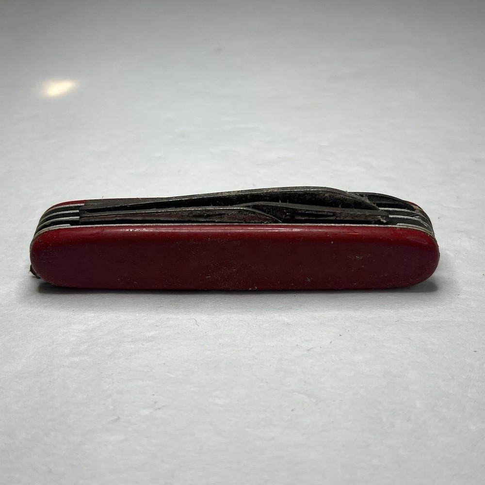 Vintage Colonial Providence R.I. USA   Camping Knife RED Pocket Folding